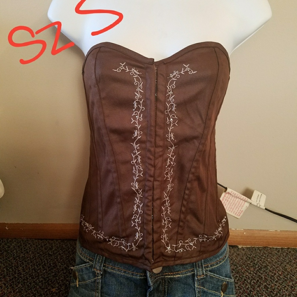 Brown corset
